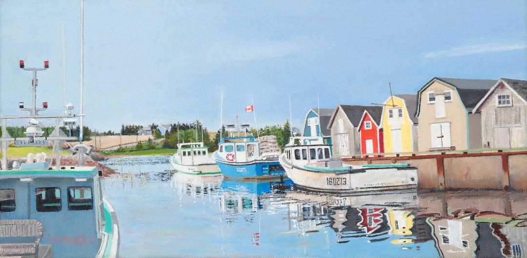 Harbour at Darnley, PEI, 8" x 16"