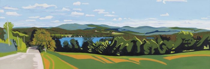 Caspian Lake View, 12 X 36