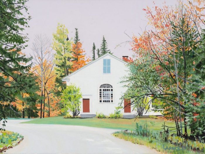 Church In The Woods, 12 X 16