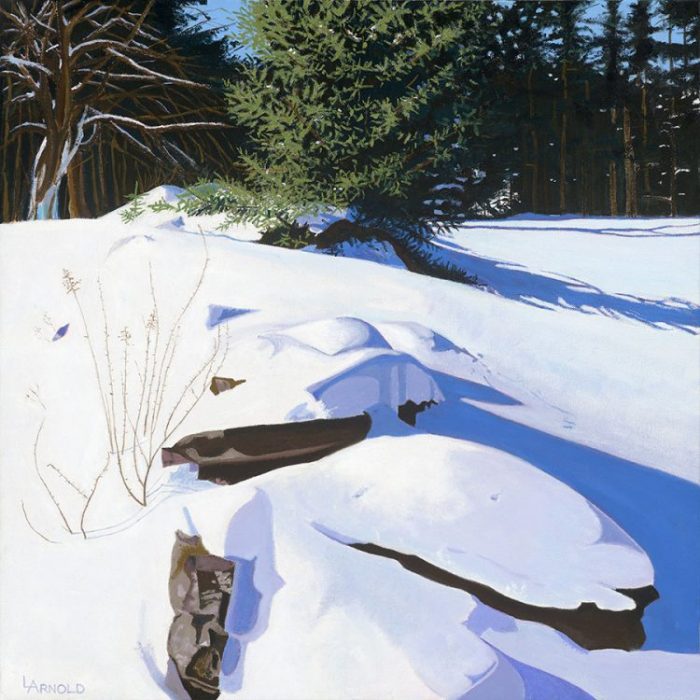 Rock Wall In Winter II, 24