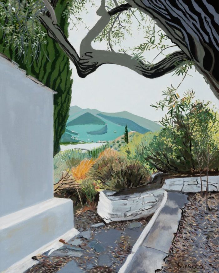 View From Skopelos, Greece, 20 X 16