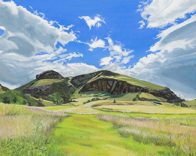 View To Arthur’s Seat, Edinburgh, 16″ X 20″